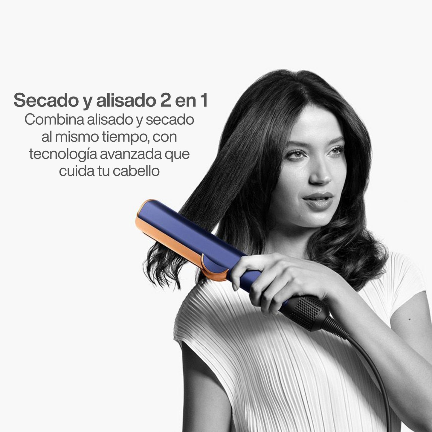 Alaciadora y Secadora de Cabello 2 en 1