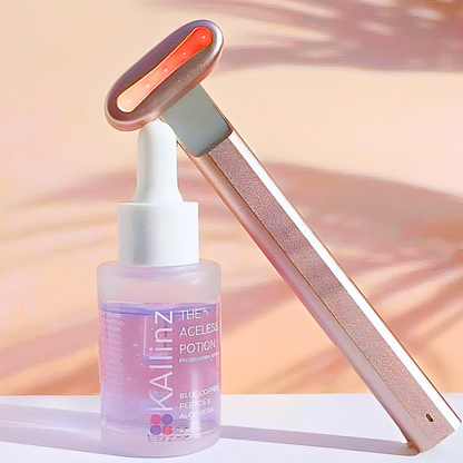 Varita Facial EMS con Luz Roja